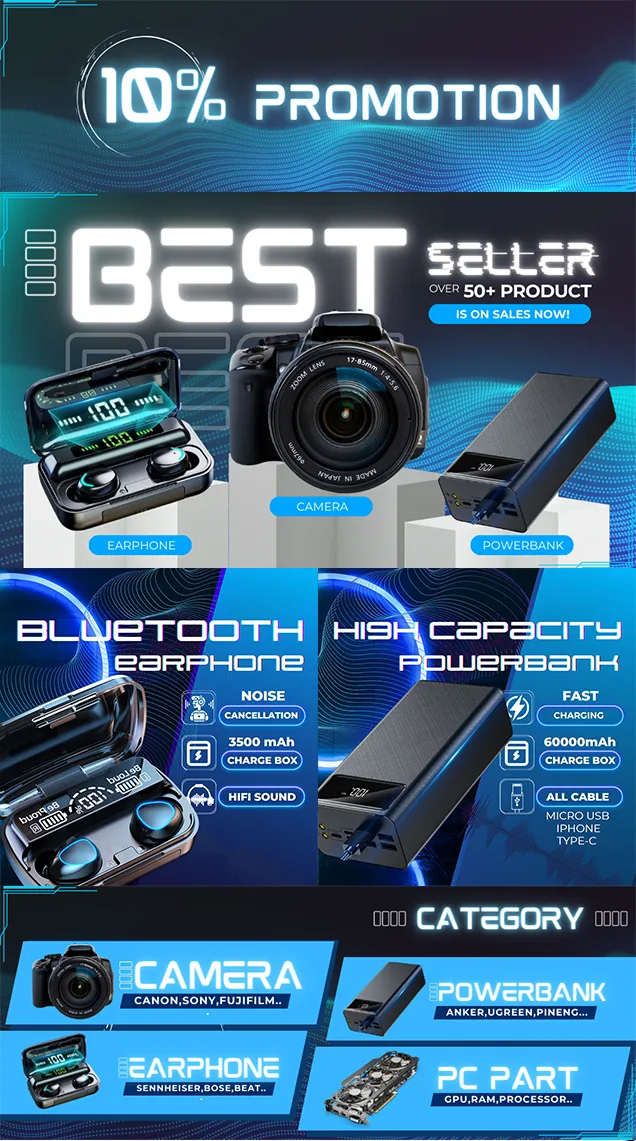 Technology ecommerce product launch banner design